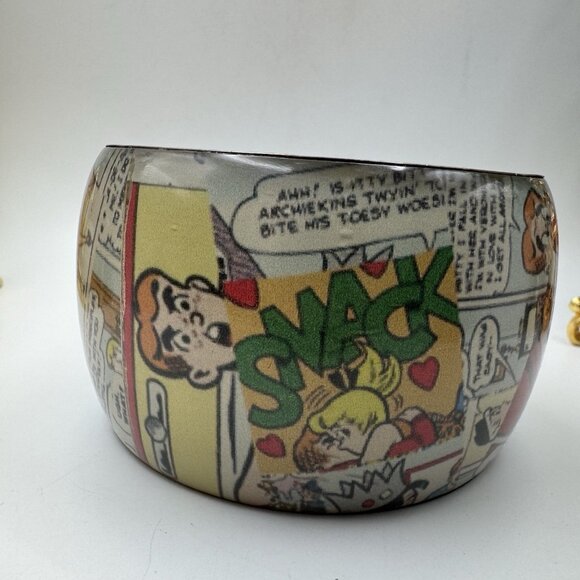 Archie Comics Wide Lucite Bangle Bracelet Retro PopArt Cartoon Statement Jewelry - Picture 7 of 8